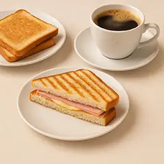 Sándwich mixto en Un Toque Gallego